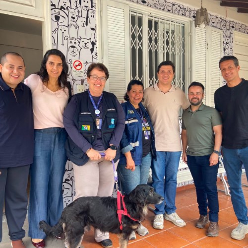 UBS Pet de Barra do Piraí recebe visita técnica do secretário de Proteção Animal de VR